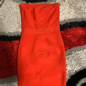 AKIRA strapless bandage dress